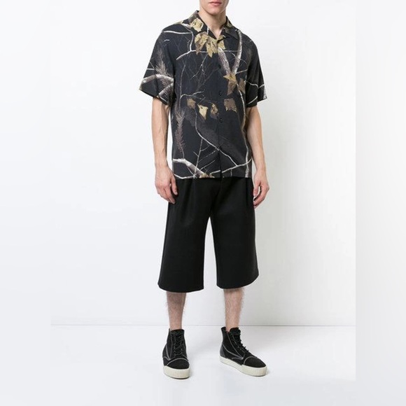 Alexander Wang Winter Camo Printed Silk Hawaiian Shirt - Picture 11 of 12